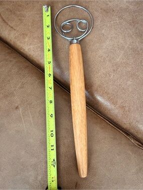 Danish Sourdough Whisk - Natural Wood - 12”